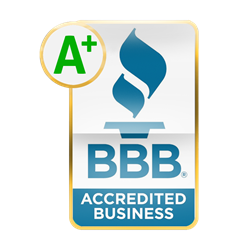 BBB Accredited Business A+ rating badge - Mr. Locksmith Falls Church, VA